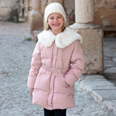 Girls Waterproof Down Parka – Thick Winter Outerwear